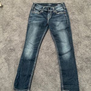 Silver Suki Mid Slim skinny Jean